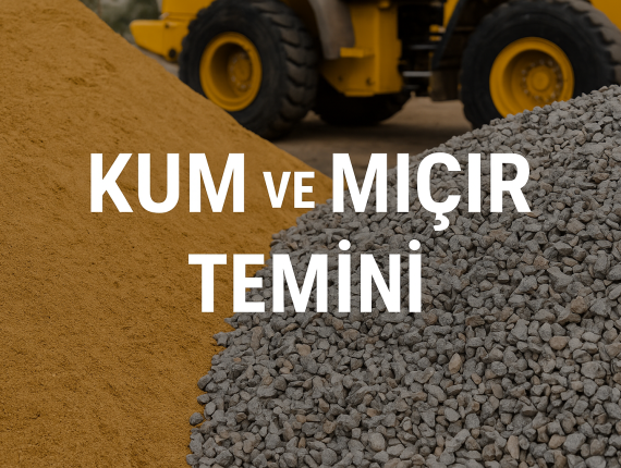 Milas’ta Kum, Mıcır ve Bahçe Toprağı Temininde Doğru Adres